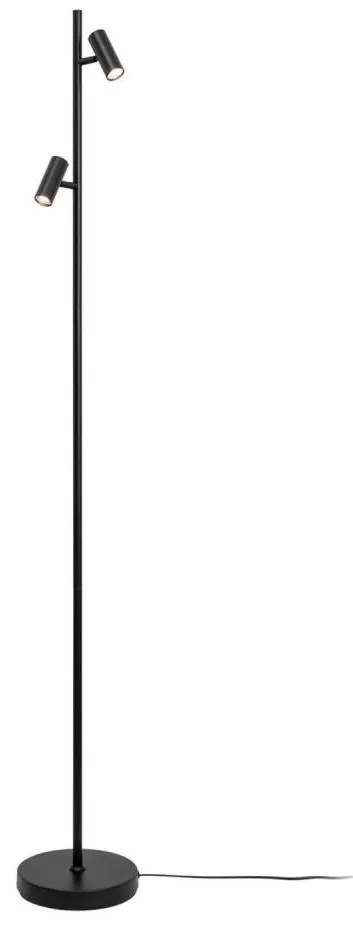 Nordlux - Lampada da terra dimmerabile a LED OMARI 2xLED/3,2W/230V nero