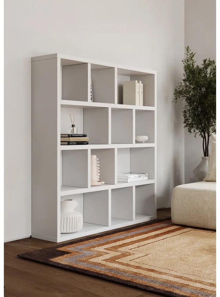 Libreria bianca 150x159 cm Berlin - TemaHome