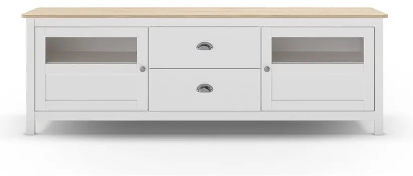 Mobile TV in pino bianco 180x59 cm Misti - Marckeric