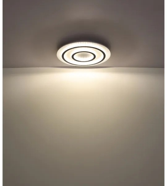 Globo 48042-60W - JAYDEN Lampada da soffitto LED dimmerabile 60W/230V, Ø55 cm, Bianca + Telecomando