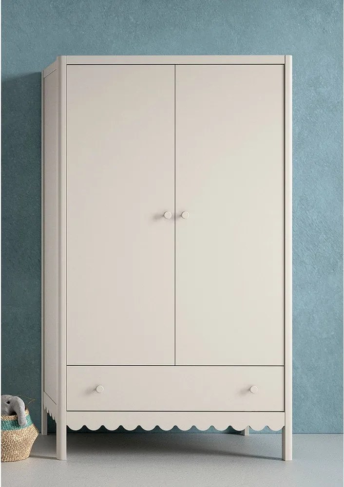 Armadio per bambini beige 110x190x55 cm Swingo – Vipack