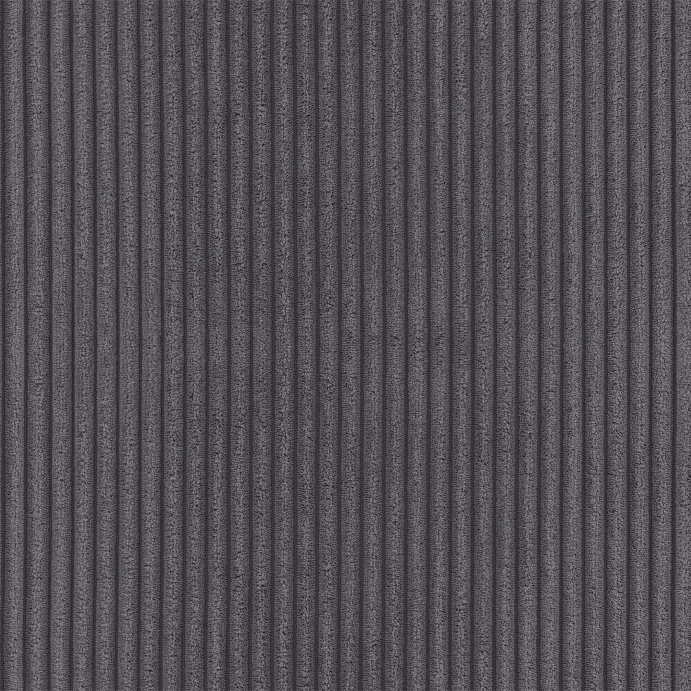 Divano angolare grigio allungabile/con contenitore (con composizione variabile) con rivestimento in velluto a coste Luma – Ropez