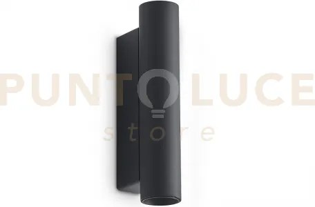 Look led round applique d.3cm 9w on-off 900 lm 3000 k nero 15cm
