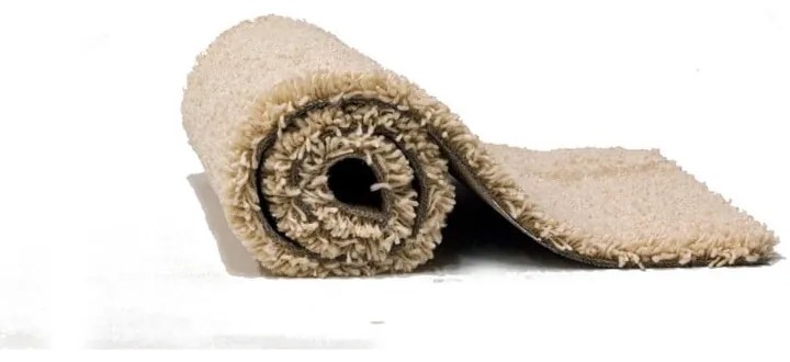 Tappeto beige chiaro , ø 80 cm Aqua Liso - Universal