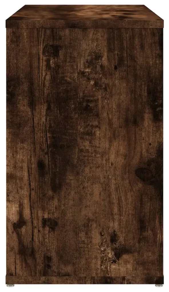 Mobiletto laterale rovere fumo 60x30x50 cm in legno multistrato