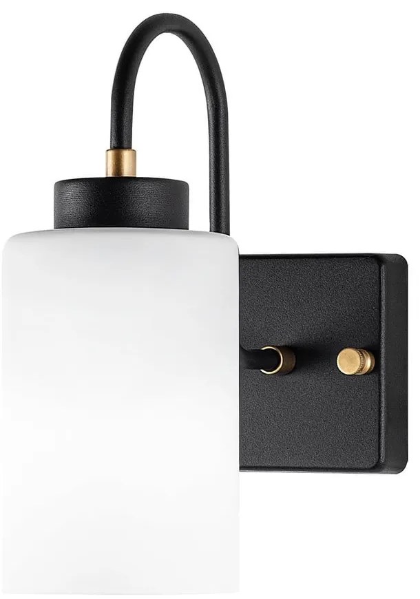 Lampada da parete bianca e nera ø 10 cm Duzsuz - Opviq lights