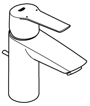 GROHE 24209002 - START Miscelatore lavabo DN 15, cromo lucido