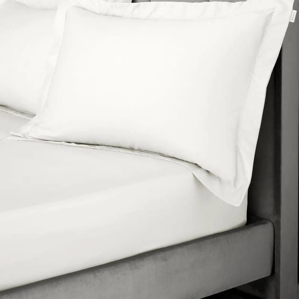 Lenzuolo con angoli avorio in raso di cotone 90x190 cm Cotton Sateen – Bianca