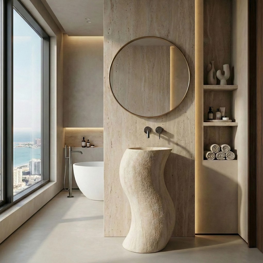 Lavabo monolitico REA Melody