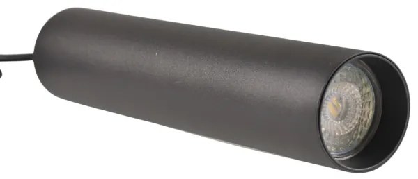 Lampadario su filo per sistema a binario MARIBEL 3xGU10/10W/230V + 1 m rotaia sistema