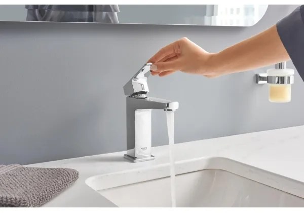 GROHE 40756001 - Dispenser per sapone liquido ESSENTIALS CUBE 160 ml cromo lucido