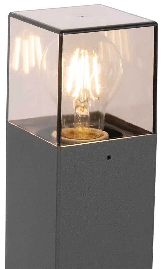 Lampada da terra per esterni moderna 50 cm grigio scuro IP44 - Denmark