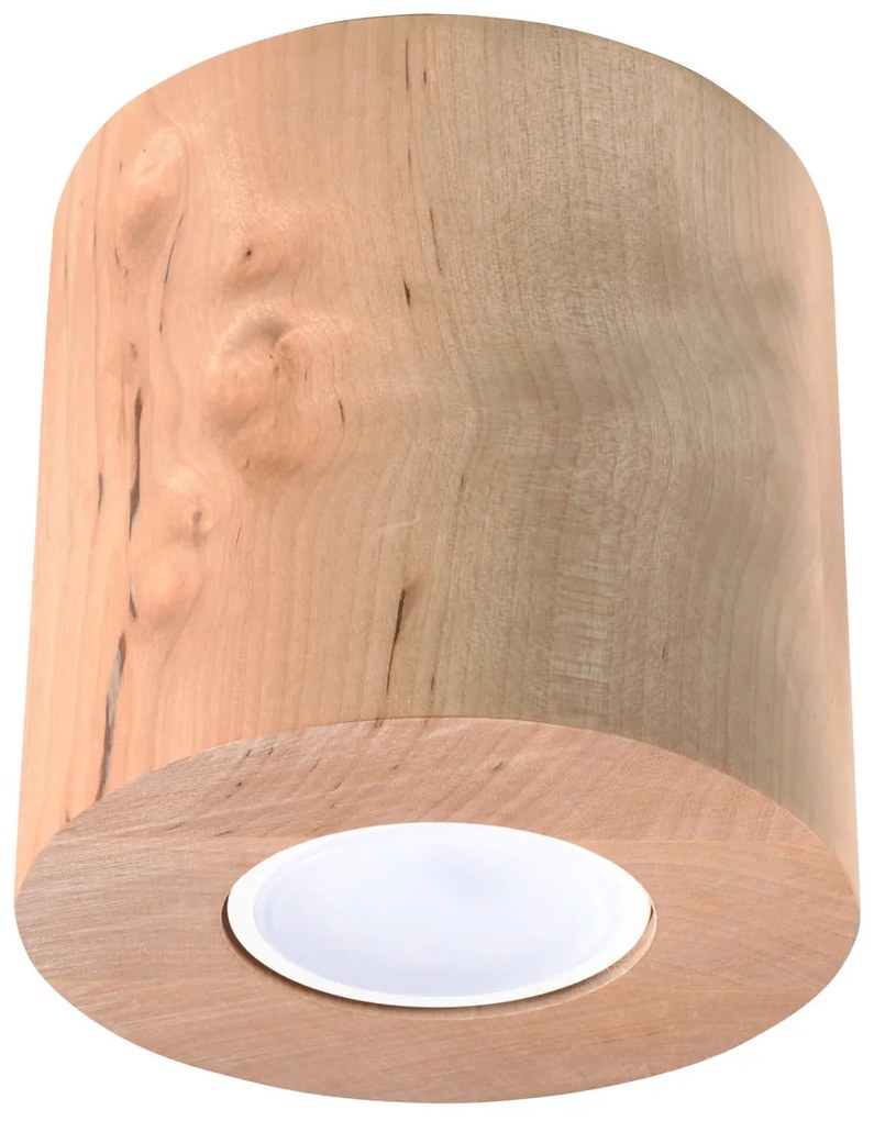 Plafoniera ORBIS Natural Wood da soffitto