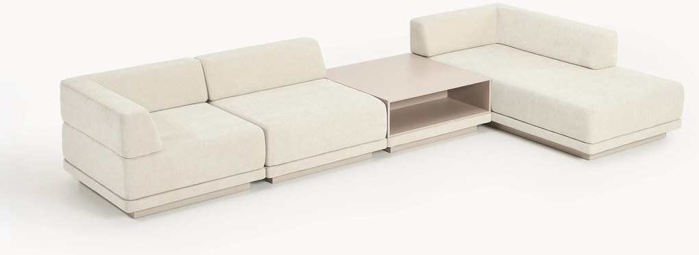 Divano angolare componibile 4 posti con tavolino Colin