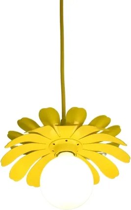 Bohemia-Design - Lampada a sospensione con cavo 1xE27/60W/230V gialla