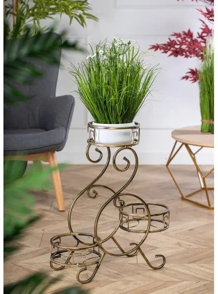 Portafiori 64x60 cm oro