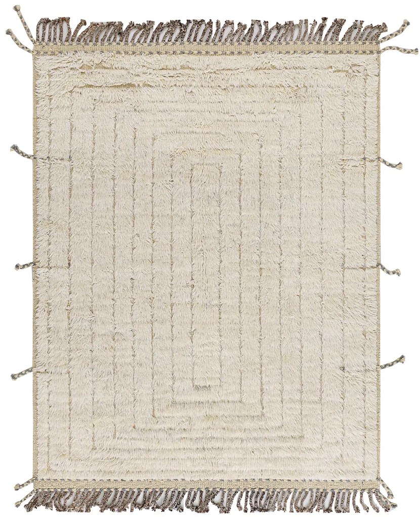 Berber Tappeto 160x200 (Pakistan) Annodato A Mano