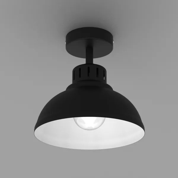 Lampadario a plafone SVEN 1xE27/15W/230V nero
