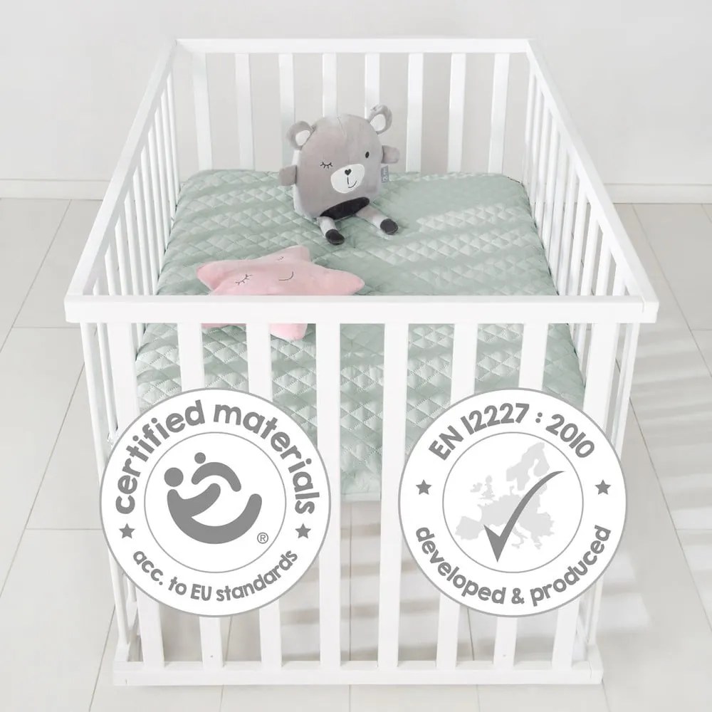 Lettino bianco con ruote 100x75 cm Style – Roba