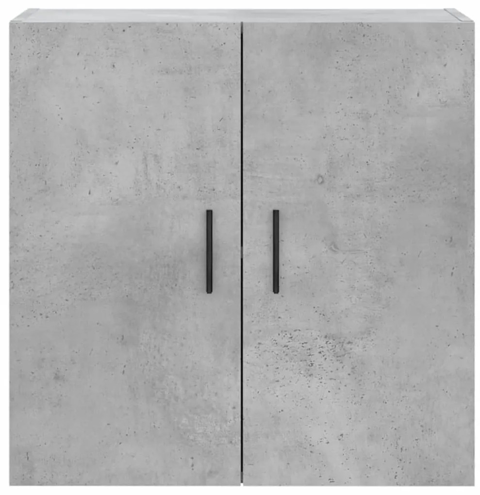 Mobile a parete grigio cemento 60x31x60 cm in legno multistrato