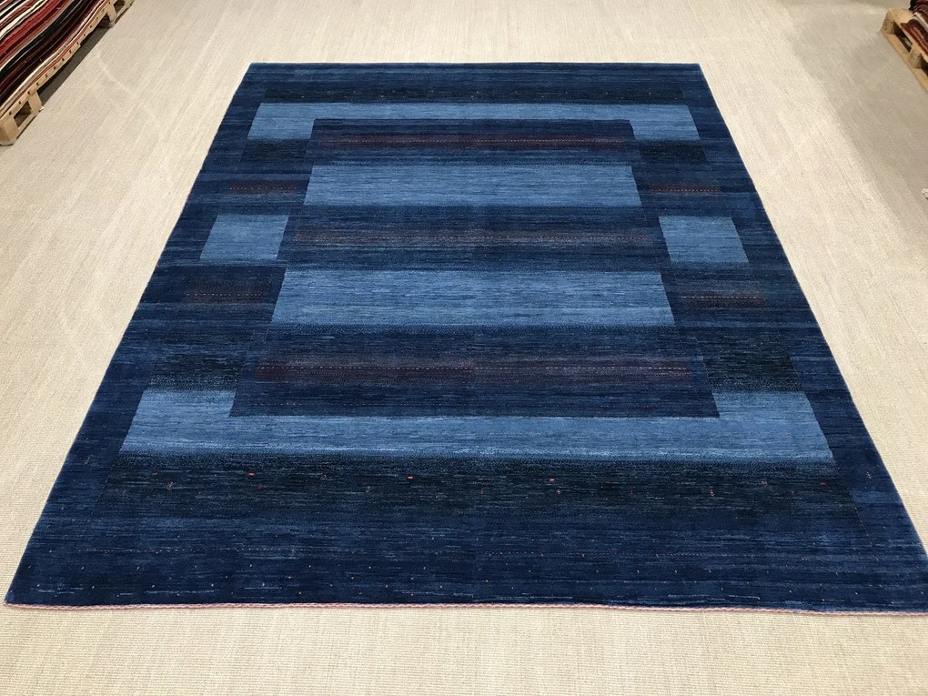 Loribaft Tappeto 290x370 Blu (Iran) Annodato A Mano