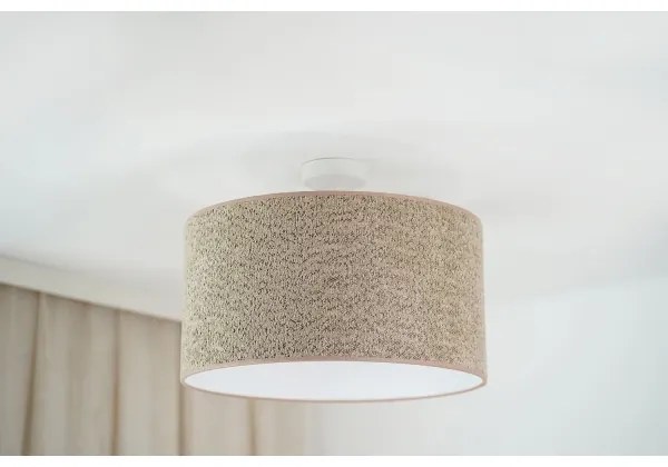 Brilagi - Lampadario a sospensione con filo BOUCLE ROLLER 1xE27/15W/230V diametro 45 cm marrone