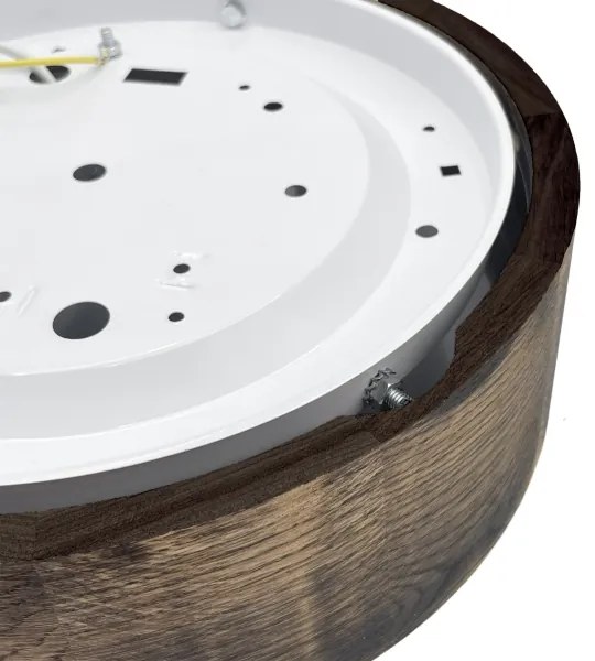 Brilagi - Plafoniera CARVALHO SMOKEY 1xE27/60W/230V rovere Ø 27,5 cm