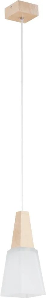 Lampada a sospensione su cavo TOTI 1xE27/15W/230V beige