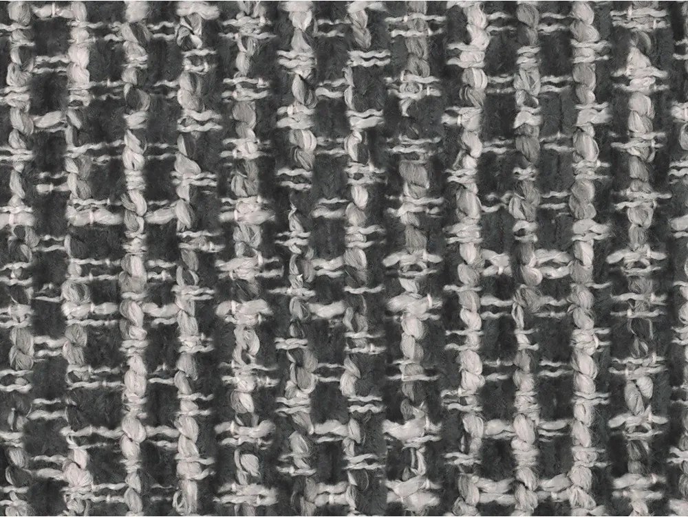 Letto matrimoniale imbottito grigio scuro con contenitore con rete inclusa 200x200 cm Solange – Micadoni