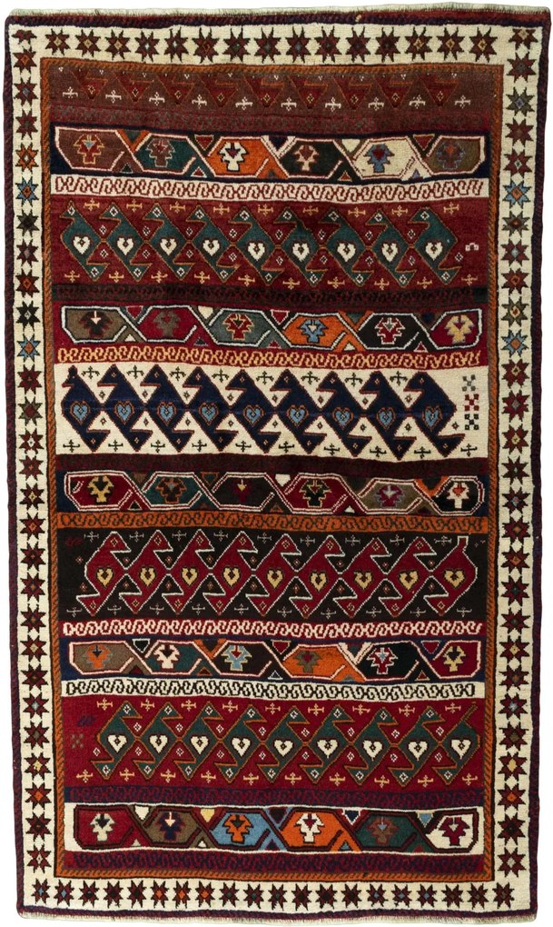 Gabbeh Tappeto 120 x 200 (Iran) Annodato A Mano