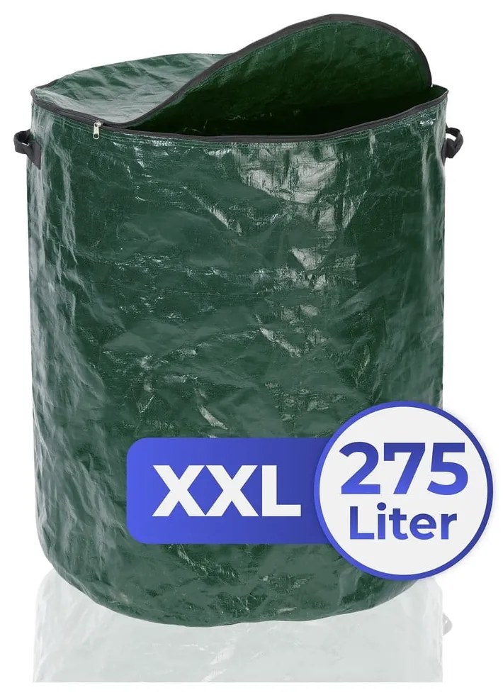 Bidone verde scuro per rifiuti compostabili 275 l - Maximex