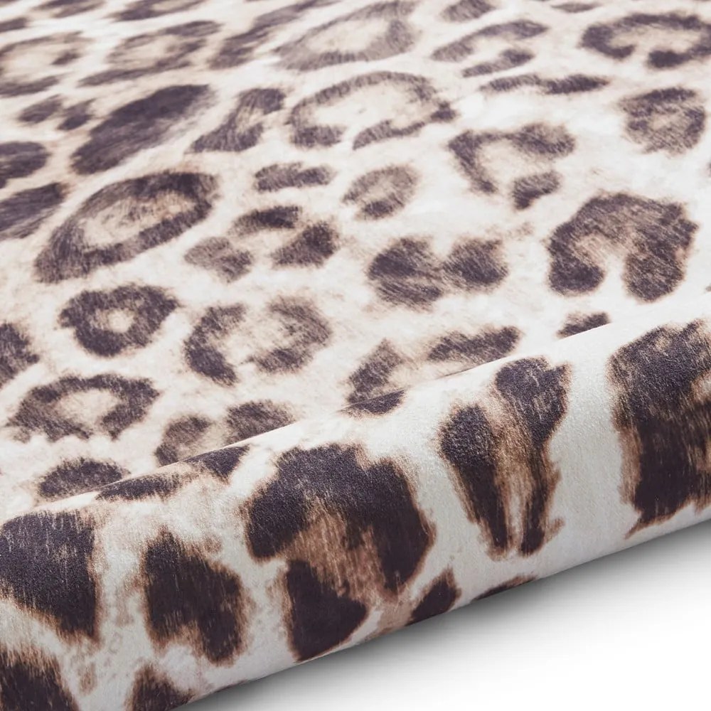 Tappeto marrone/beige 195x155 cm Faux Leopard - Think Rugs