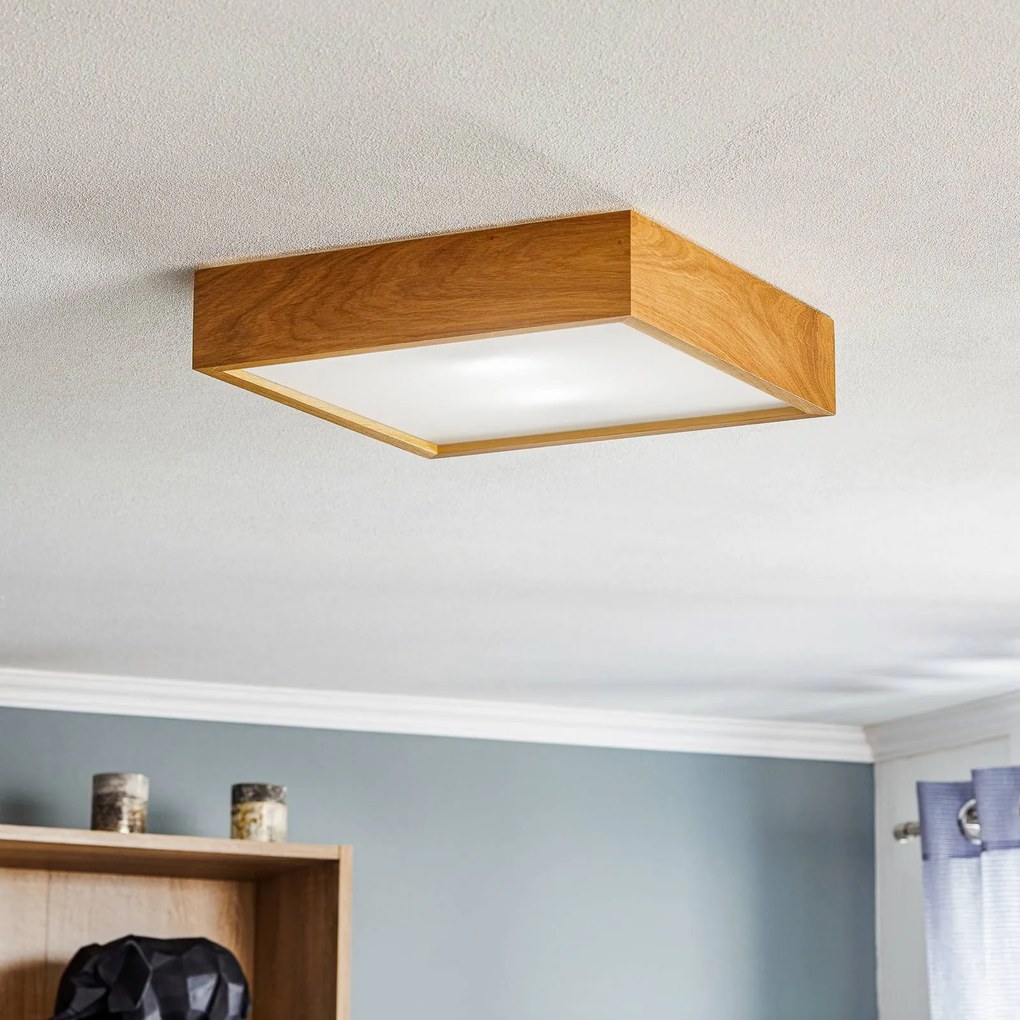 Envostar Kerio plafoniera 37,5x37,5cm rovere chiaro