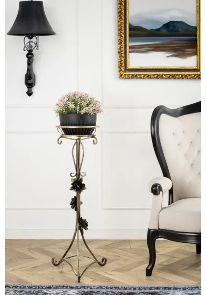 Portafiori 95x38 cm oro