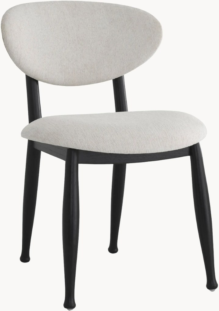 Sedia imbottita in legno di Mindi Allston