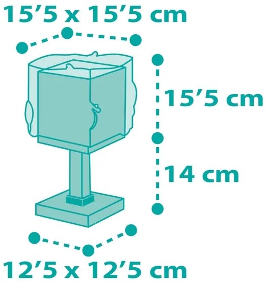 Dalber 63441 - Lampada per bambini MERMAIDS 1xE14/60W/230V