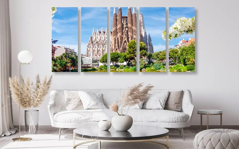 Quadri 5 pezzi – Cattedrale di Barcellona