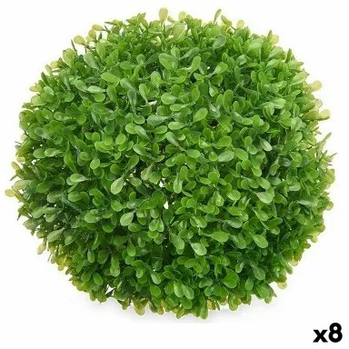 Pianta Decorativa Fogli Sfera Plastica 22 x 22 x 22 cm (8 Unità)