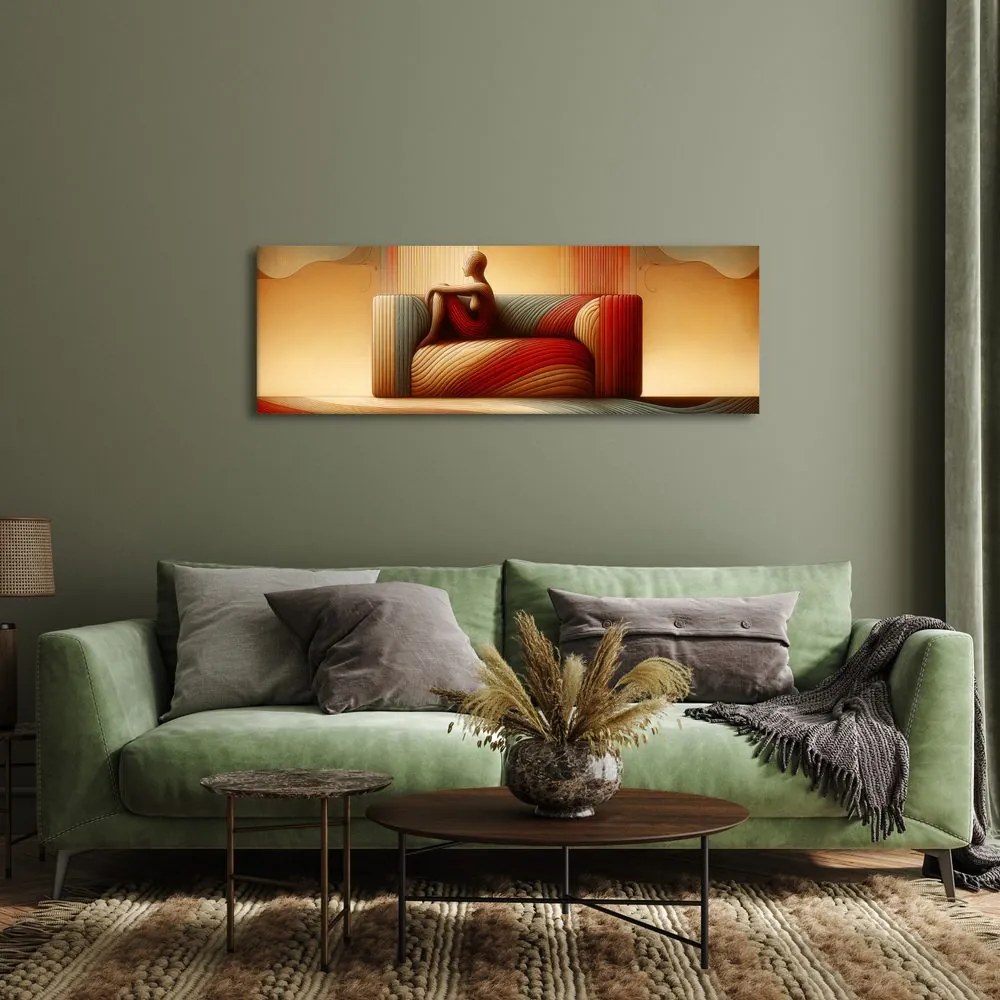 Quadro su tela – Silhouette tranquilla nello spazio