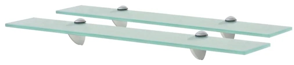 Mensole Galleggianti 2 Pz İn Vetro 60x10 Cm 8 Mm /