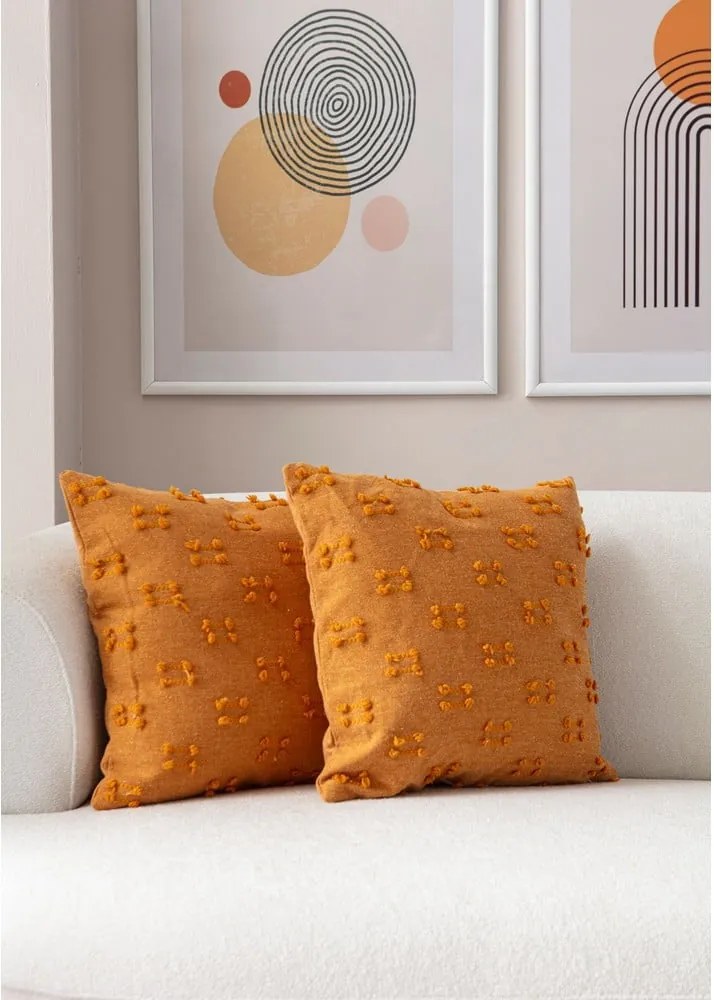 Federe decorative in set 2 pz 43x43 cm Tuffet – Mioli Decor