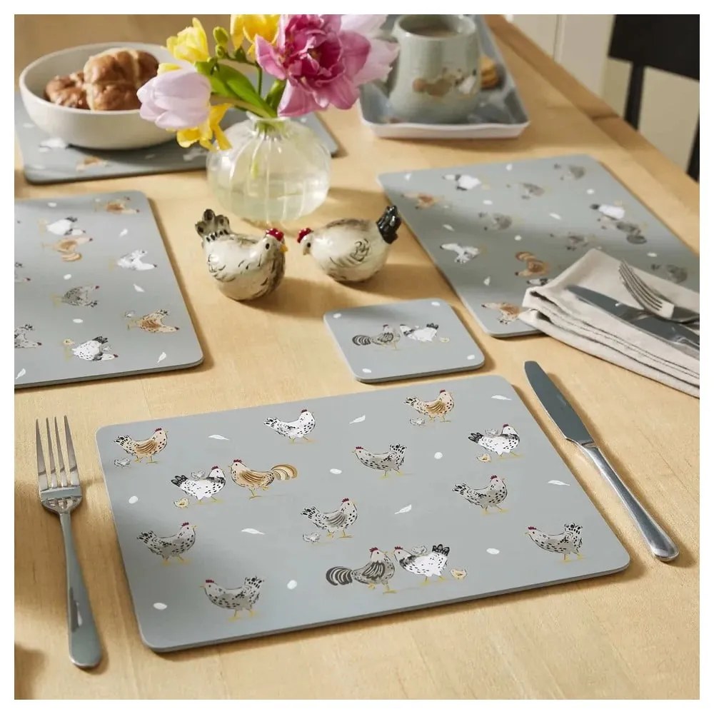 Tovagliette in set in sughero 4 pz 21x29 cm Hen House – Cooksmart ®