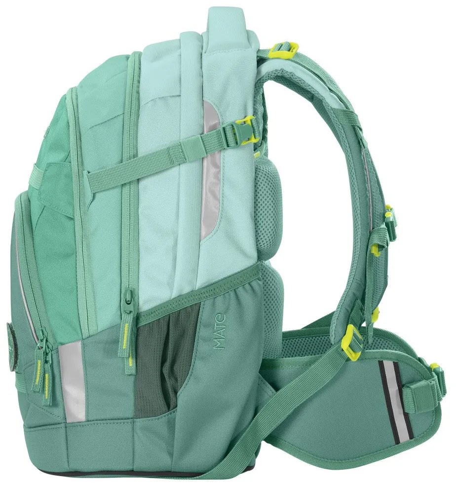 Zaino scuola coocazoo MATE, All Mint, certificato AGR