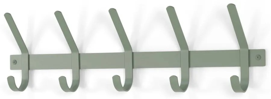 Attaccapanni da parete verde polveroso in metallo 70 cm Dexter – Spinder Design