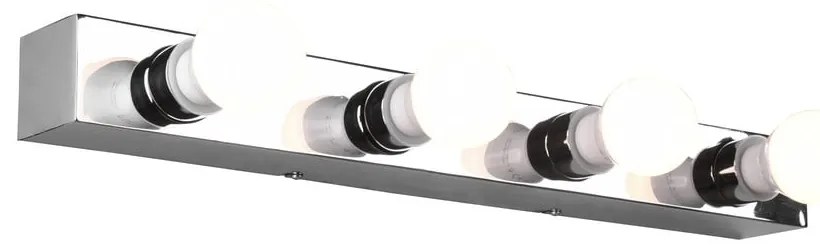 Lampada da parete in argento lucido Theatro - Trio