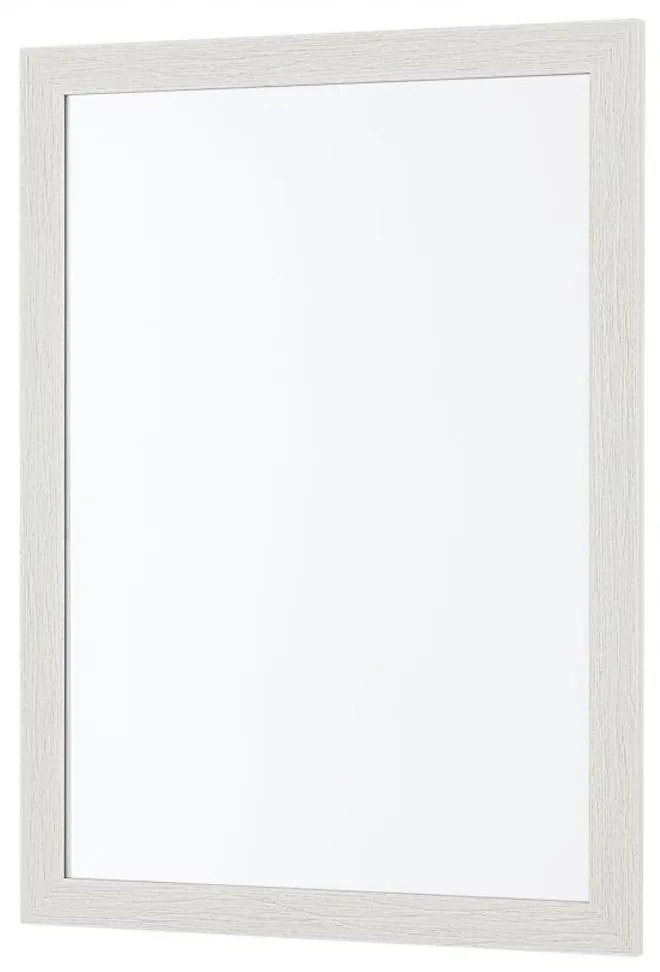 Specchio Rettangolare 60x80 Feridras "Wood" Effetto Legno Bianco