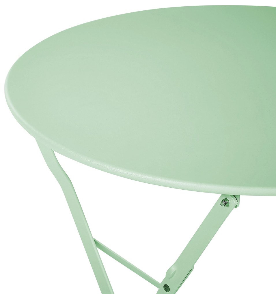 Set da balcone acciaio menta FIORI Beliani