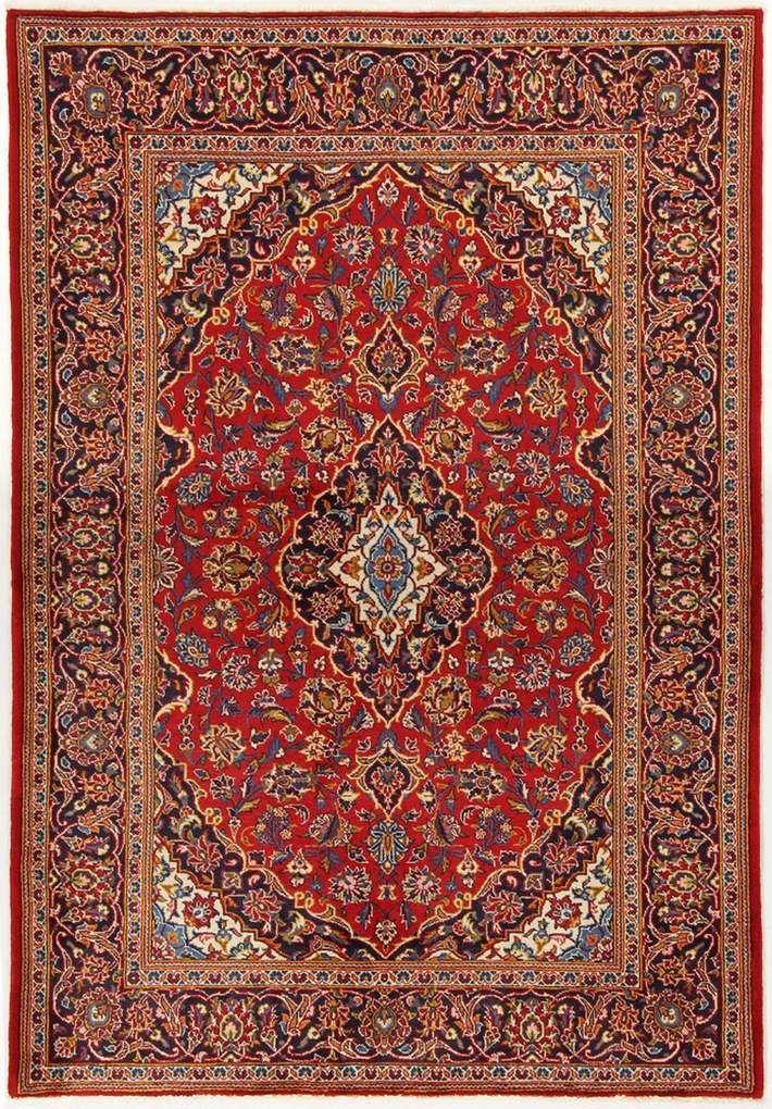 Kashan Tappeto persiano 150 x 210 (Iran) Annodato A Mano
