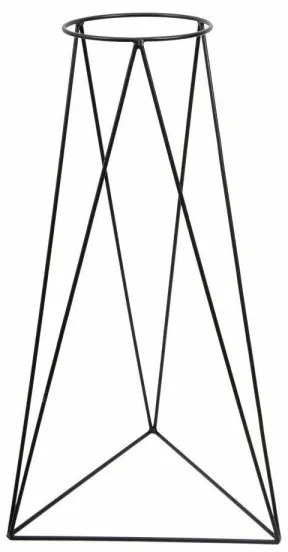 Portavasi TRIANGL 90x50 cm nero