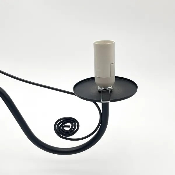 Brilagi - LED Lampadario a sospensione con catena COTTAGE 3xE14/40W/230V nero/bianco